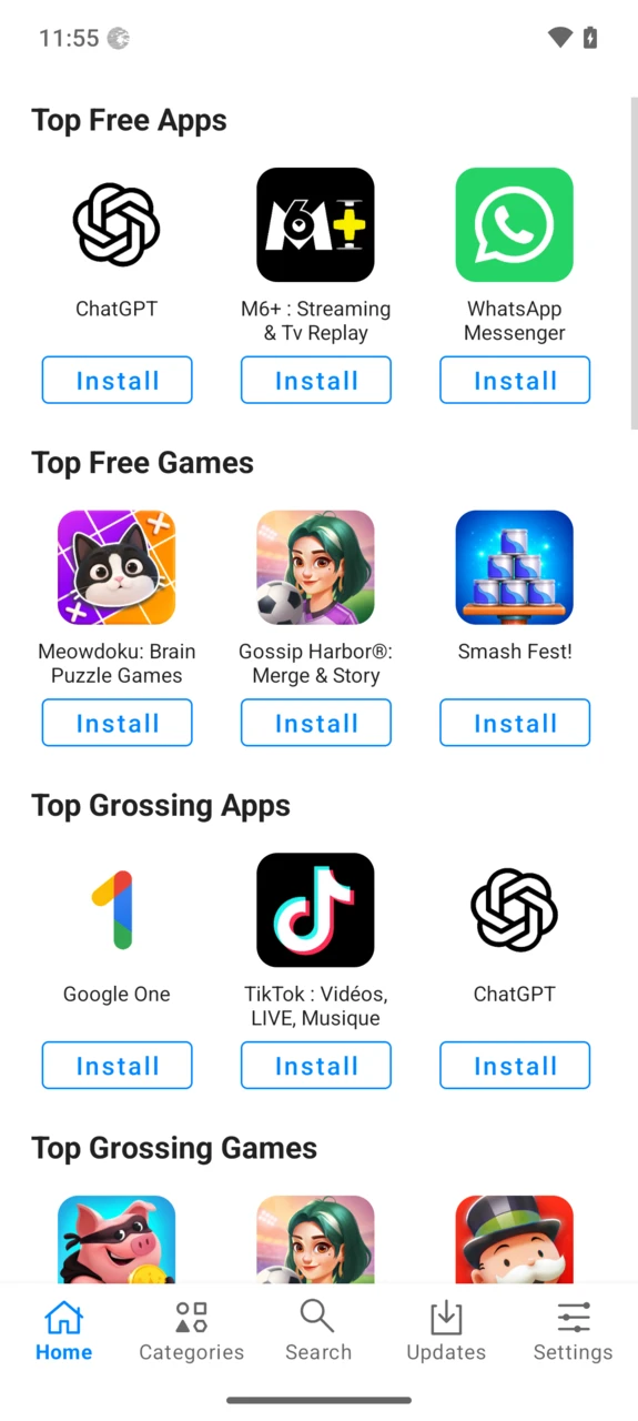 App Lounge home page